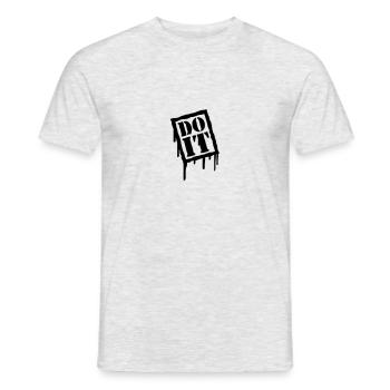 Do It - Männer T-Shirt - Grau meliert - Vorne - AI Model Male 178 dark (178cm)