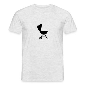 Grill - T-shirt homme - gris chiné - Devant - AI Model Male 178 dark (178cm)