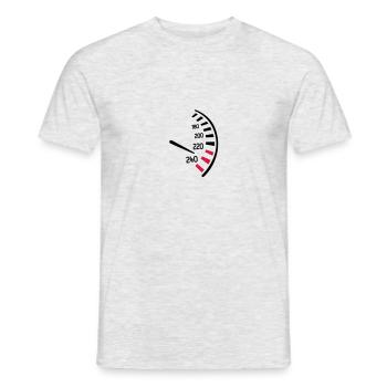 Tacho - Männer T-Shirt - Grau meliert - Vorne - AI Model Male 178 dark (178cm)