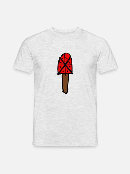 Pastek eis - Männer T-Shirt - Grau meliert