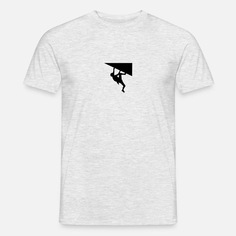 climbing - Männer T-Shirt - Grau meliert