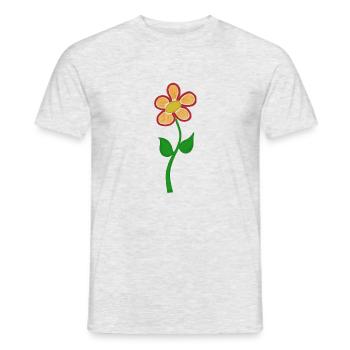 Chère fleur brille sur vous - T-shirt homme - gris chiné - Devant - AI Model Male 178 dark (178cm)