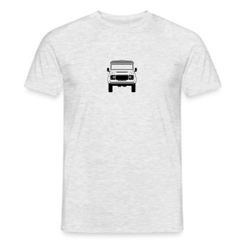 English OFF-road vehicle - Men's T-Shirt - heather grey - Front - AI Model Male 178 dark (178cm)