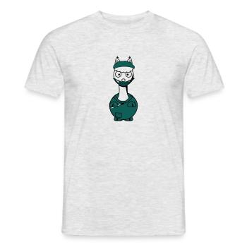 The Alpaca Surgical Sister - Men's T-Shirt - heather grey - Front - AI Model Male 178 dark (178cm)