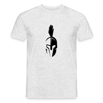 Spartans - Men's T-Shirt - heather grey - Front - AI Model Male 178 dark (178cm)