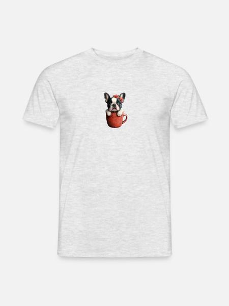Cutty Bulldog - T-shirt homme - gris chiné
