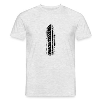 offroad sport - Männer T-Shirt - Grau meliert - Vorne - AI Model Male 178 dark (178cm)