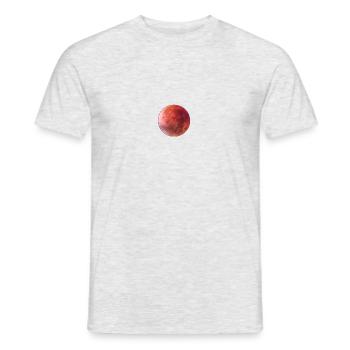 Planet - Männer T-Shirt - Grau meliert - Vorne - AI Model Male 178 dark (178cm)