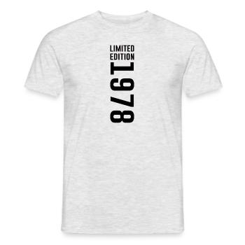 Birthday 1978 Gift Vintage Birthday - Men's T-Shirt - heather grey - Front - AI Model Male 178 dark (178cm)