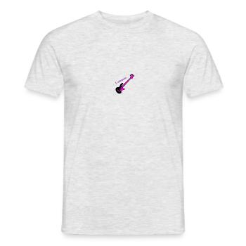 Gitarrenlehrerin - Männer T-Shirt - Grau meliert - Vorne - AI Model Male 178 dark (178cm)