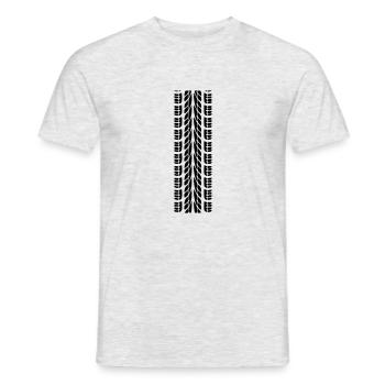 Spur Auto Reifen - Männer T-Shirt - Grau meliert - Vorne - AI Model Male 178 dark (178cm)