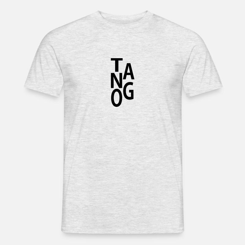 tango - Männer T-Shirt - Grau meliert