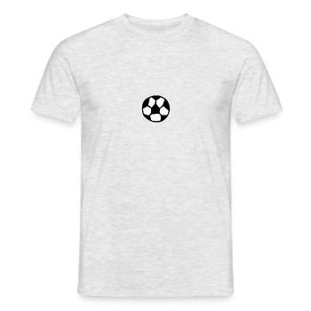 Football - T-shirt homme - gris chiné - Devant - AI Model Male 178 dark (178cm)