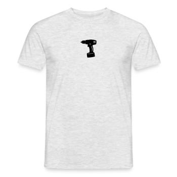 Akkuschrauber - Männer T-Shirt - Grau meliert - Vorne - AI Model Male 178 dark (178cm)