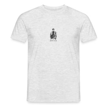 DAD DESIGN - Men's T-Shirt - heather grey - Front - AI Model Male 178 dark (178cm)