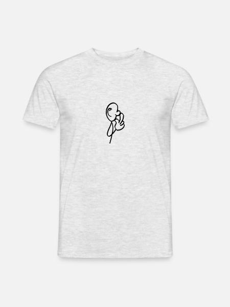 Thinking - Men's T-Shirt - heather grey