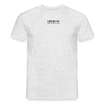 A Mega Pint a day keeps the doctor away - Männer T-Shirt - Grau meliert - Vorne - AI Model Male 178 dark (178cm)