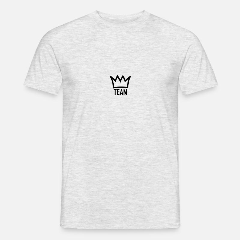 team - Männer T-Shirt - Grau meliert