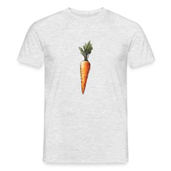 Carotte - T-shirt homme - gris chiné - Devant - AI Model Male 178 dark (178cm)