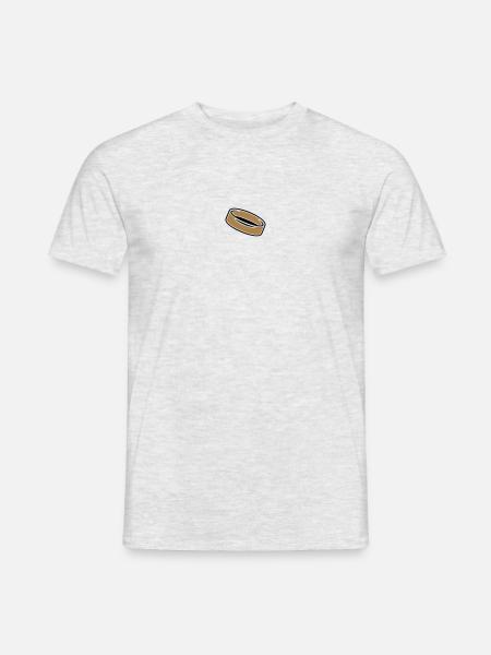 Ring (2c) - Männer T-Shirt - Grau meliert