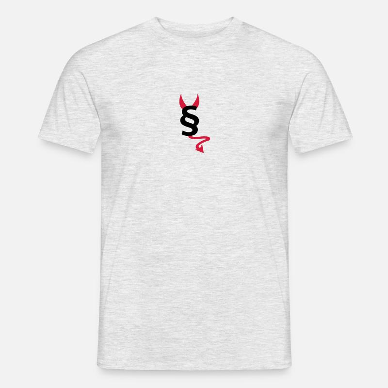 paragraph - Männer T-Shirt - Grau meliert