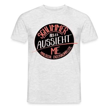 Schlimmer als es aussieht, ME  - Männer T-Shirt - Grau meliert - Vorne - AI Model Male 178 dark (178cm)