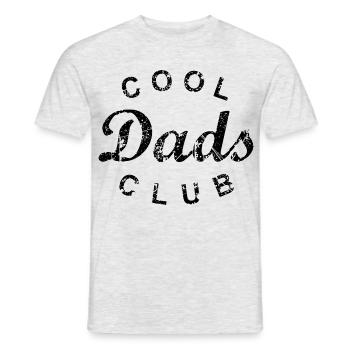 Cadeau de fête des pères du Cool Dads Club - T-shirt homme - gris chiné - Devant - AI Model Male 178 dark (178cm)