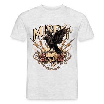 Außenseiter - Männer T-Shirt - Grau meliert - Vorne - AI Model Male 178 dark (178cm)