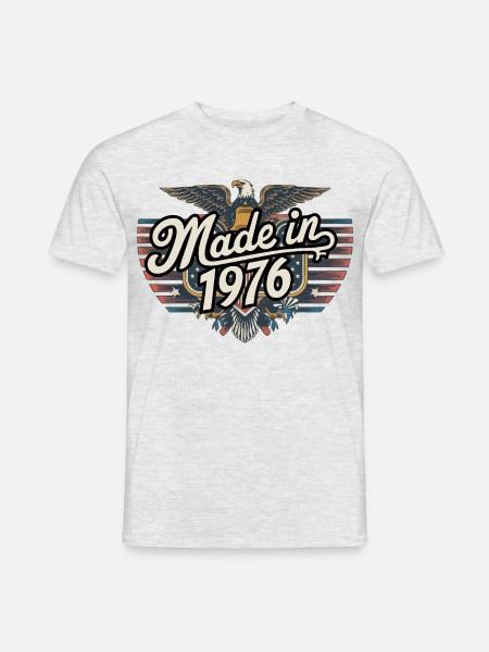 Jahrgang 1976 - Männer T-Shirt - Grau meliert