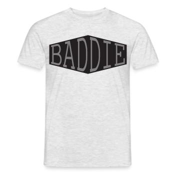 Baddie Retro Streetwear Vibes - Männer T-Shirt - Grau meliert - Vorne - AI Model Male 178 dark (178cm)