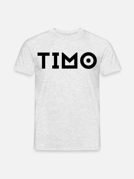 First name Timo - Men's T-Shirt - heather grey