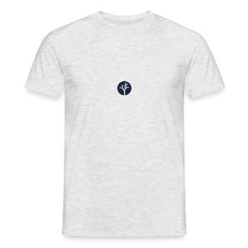 Whitetree - Men's T-Shirt - heather grey - Front - AI Model Male 178 dark (178cm)