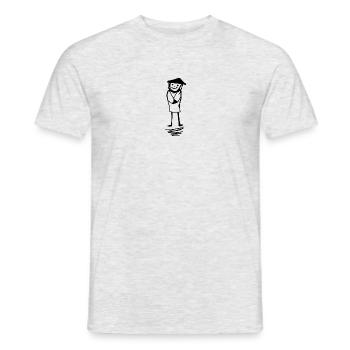 Chinese - Männer T-Shirt - Grau meliert - Vorne - AI Model Male 178 dark (178cm)