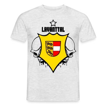 Lavanttal Kärnten - Männer T-Shirt - Grau meliert - Vorne - AI Model Male 178 dark (178cm)
