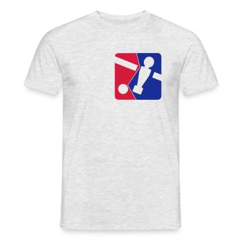 Kicker League - Men's T-Shirt - heather grey - Front - AI Model Male 178 dark (178cm)