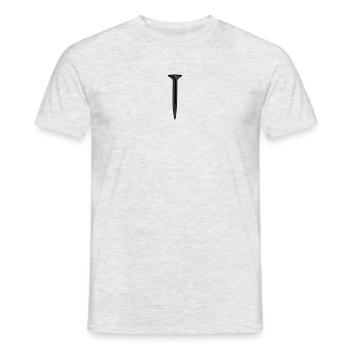Nagel - Männer T-Shirt - Grau meliert - Vorne - AI Model Male 178 dark (178cm)