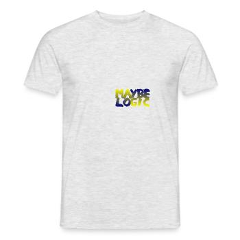 peut-être aussi logique - T-shirt homme - gris chiné - Devant - AI Model Male 178 dark (178cm)