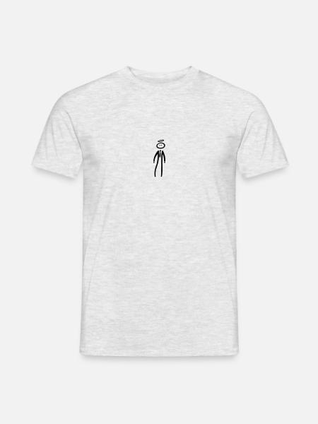 Mann im Anzug - Männer T-Shirt - Grau meliert
