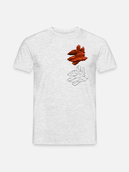 Gem_8 - Männer T-Shirt - Grau meliert