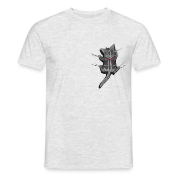 Frenzy - T-shirt homme - gris chiné - Devant - AI Model Male 178 dark (178cm)