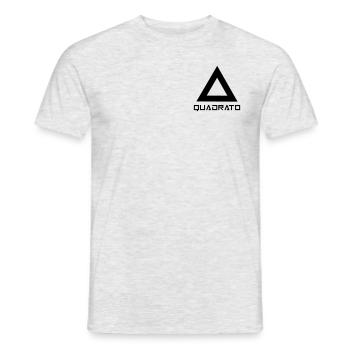 square - Men's T-Shirt - heather grey - Front - AI Model Male 178 dark (178cm)