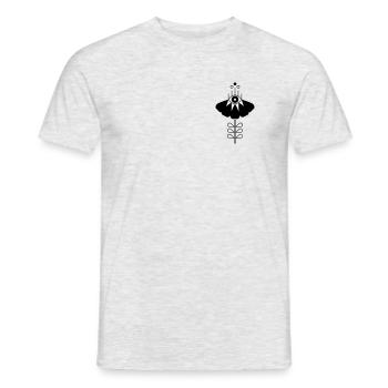 Flower - Männer T-Shirt - Grau meliert - Vorne - AI Model Male 178 dark (178cm)