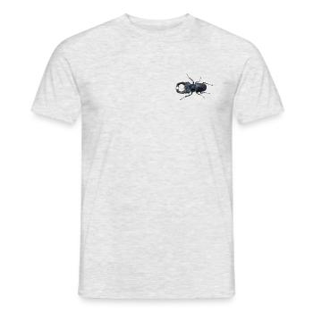 Hirschkäfer  - Men's T-Shirt - heather grey - Front - AI Model Male 178 dark (178cm)