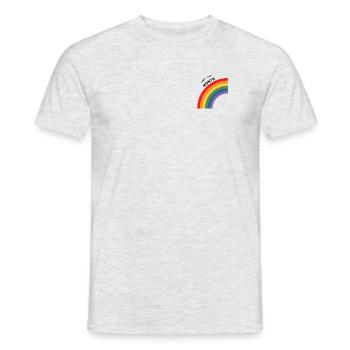 Happy Pride - Männer T-Shirt - Grau meliert - Vorne - AI Model Male 178 dark (178cm)