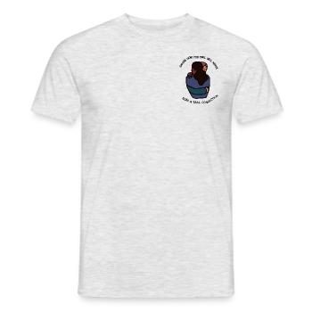Connexion réelle - T-shirt homme - gris chiné - Devant - AI Model Male 178 dark (178cm)