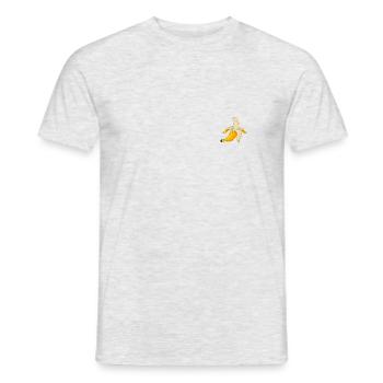 Banana 🍌 - Men's T-Shirt - heather grey - Front - AI Model Male 178 dark (178cm)