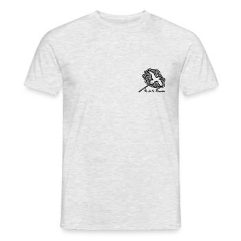 STRAW IN TAIL REUNION ISLAND - Men's T-Shirt - heather grey - Front - AI Model Male 178 dark (178cm)