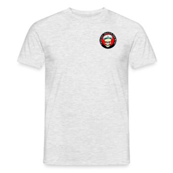 TWISTED SAILOR ROUND1 - Men's T-Shirt - heather grey - Front - AI Model Male 178 dark (178cm)