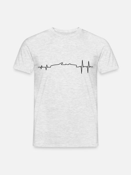 Sportwagen E36 achterwielaandrijving pulse cabriolet - Heren T-shirt - grijs gemêleerd