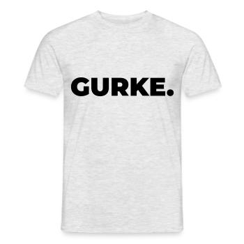Gurke - Männer T-Shirt - Grau meliert - Vorne - AI Model Male 178 dark (178cm)